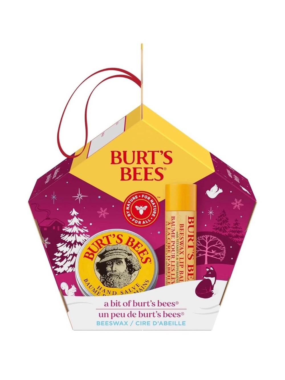 Burt s Bees Original Beeswax Lip Balm and Hand Salve Gift Set Pack